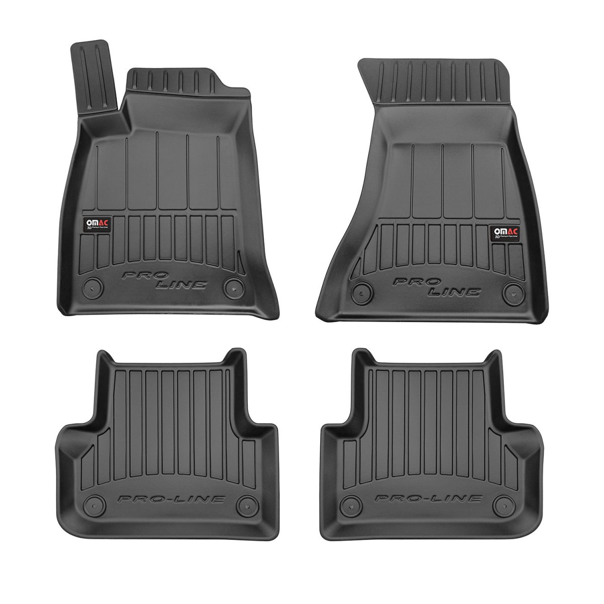 Audi A4 Floor Mat - Omac - Proline Premium TPE - Black - '16-'24